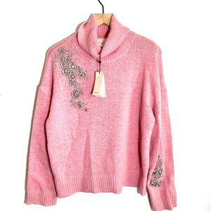 Cinq à Sept Alani Wool-Blend Embellished Sweater